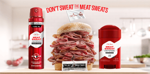 Old Spice x Arbys Meat Sweats Deo