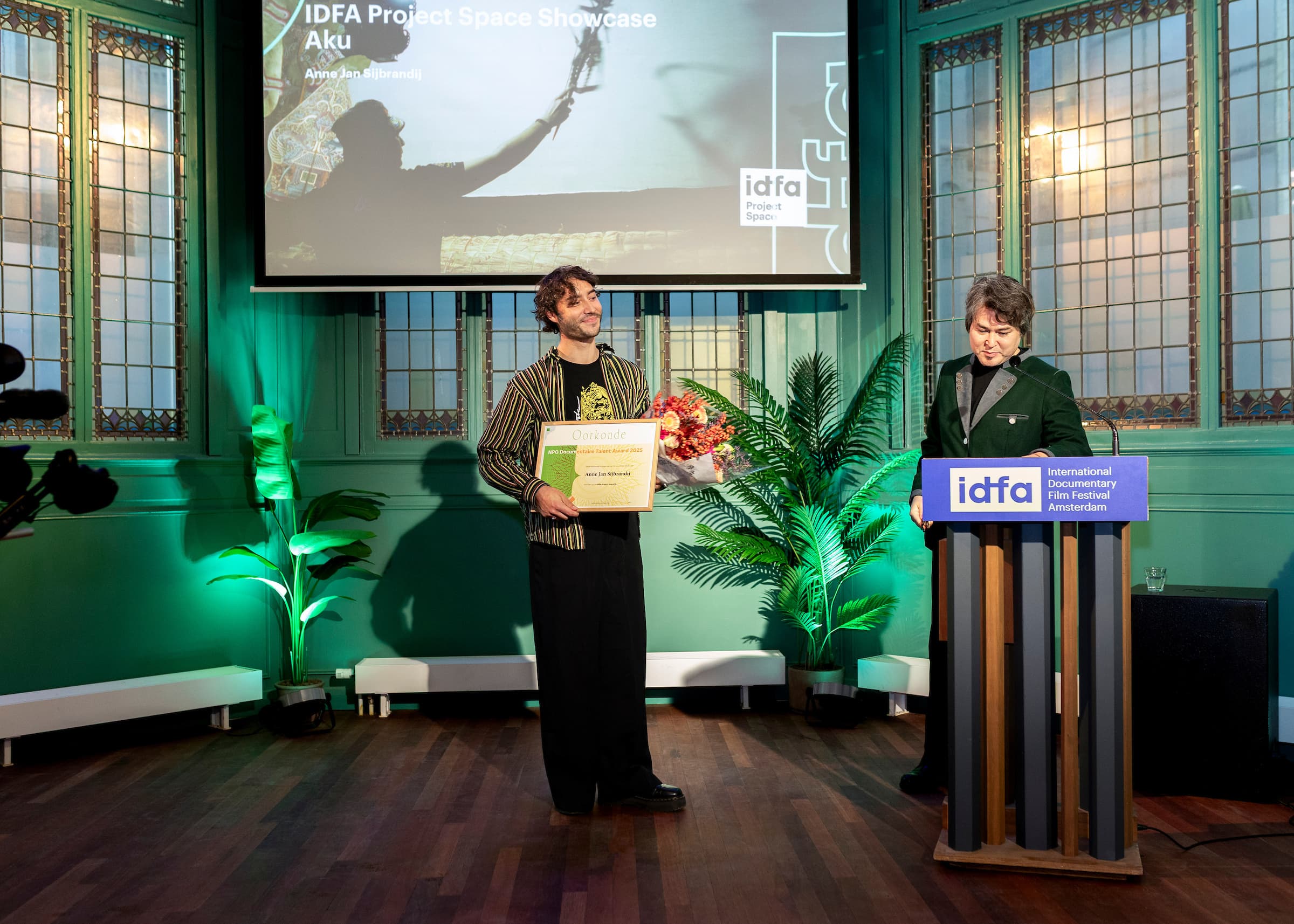 Anne Jan Sijbrandij wint NPO Documentaire Talent Award tijdens IDFA