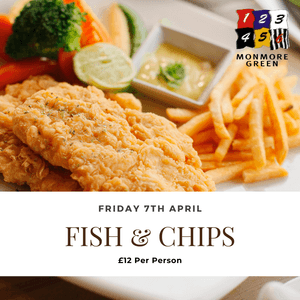 Monmore Monmore Race Tickets Fish & Chip Friday 7th April 2023