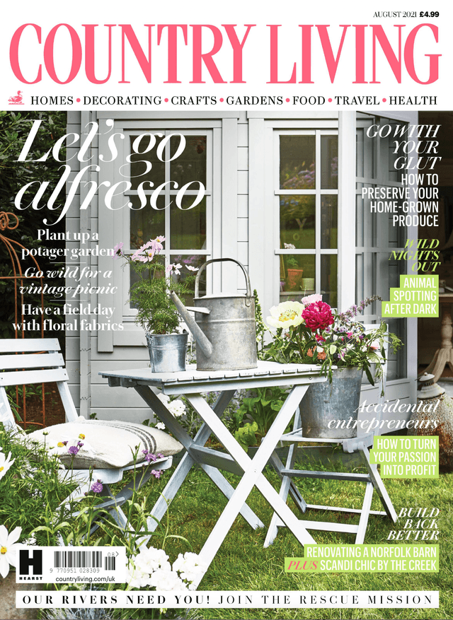 Country Living UK August 2021 cover