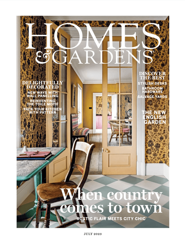 Homes Gardens UK July 2023 cover