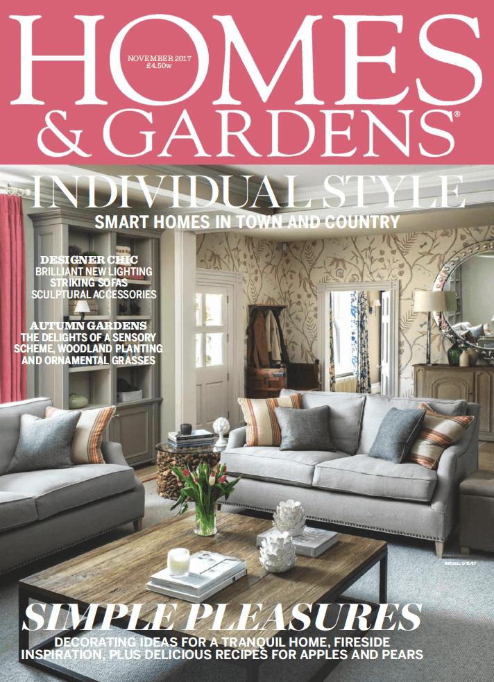 Homes Gardens November 2017 Cover