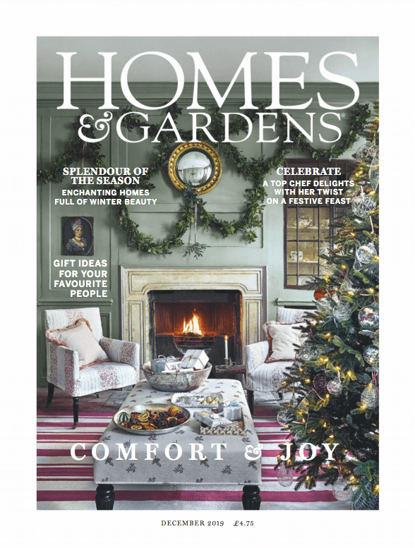 Homes Amp Gardens Uk  December 2019 Cover