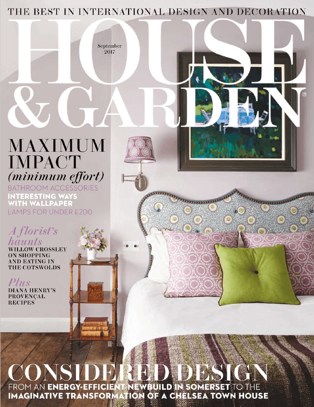 House And Garden  September 2017 Cover