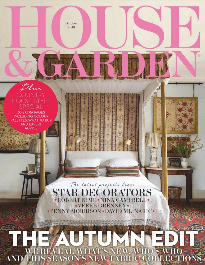 House And Garden Uk  October 2018 Cover