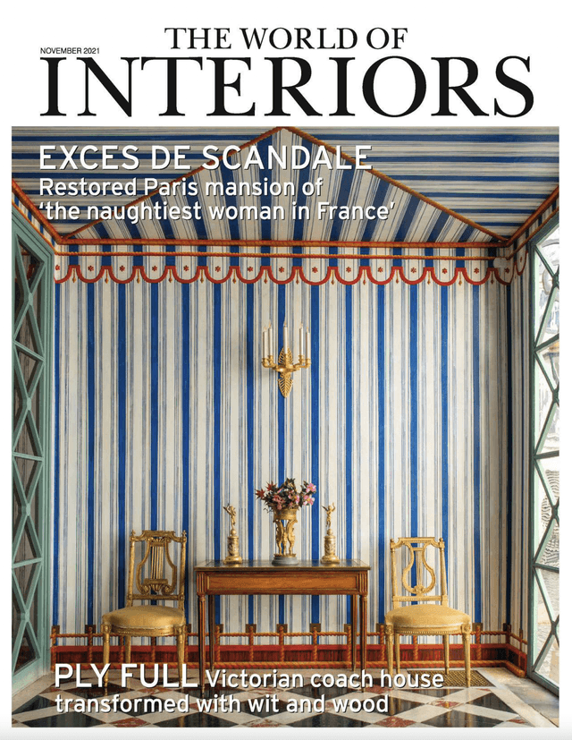 The World of Interiors 11 2021 cover
