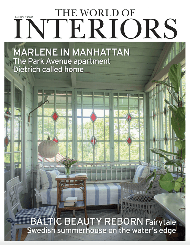 The World of Interiors February 2022 cover