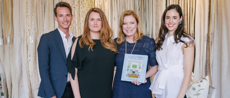 Coastal Blues Chelsea Textiles Showroom Book Launch Phoebe Howard