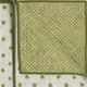 BCP3302/LY Dots in lime with sun in lime/gold bedcover