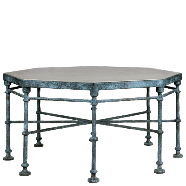 BOB151a – Bronze octagonal coffee table
