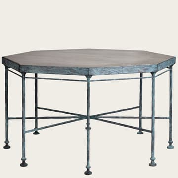 Bronze octagonal table