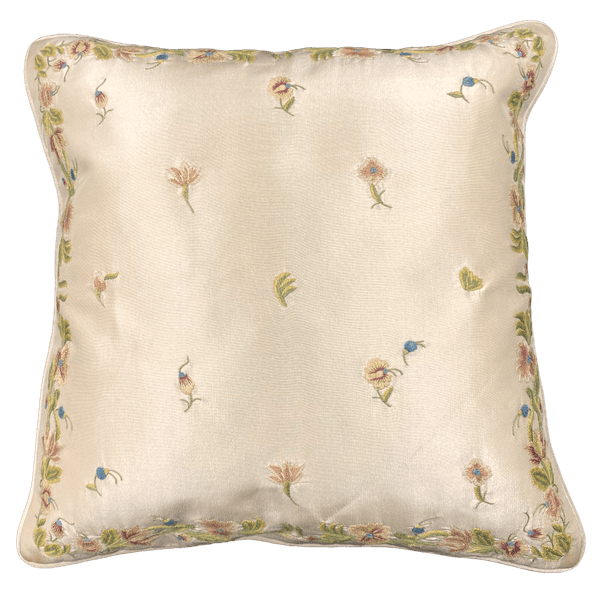 C631 15x15 – Floral garland on silk