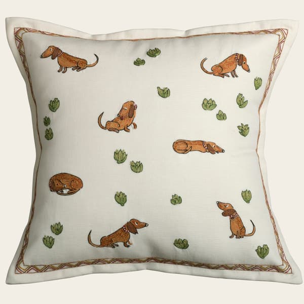 Cd742 A  16x16 – Dachshunds & Cabbages
