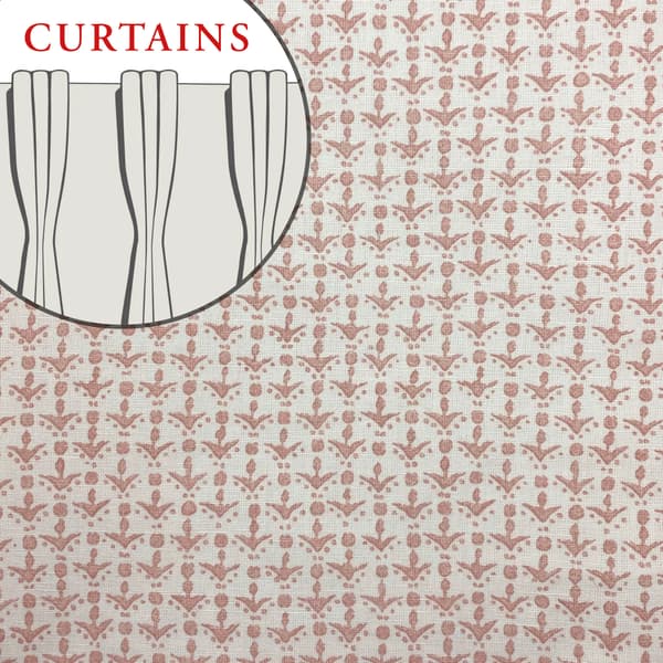CU FP010 14 – Cupid in pale pink printed curtains
