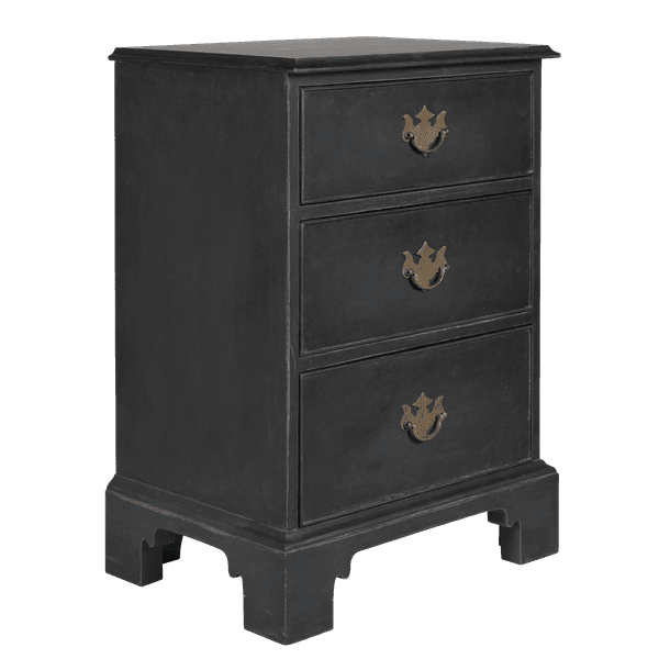 ENG033 40a – Bedside table with ornate handles