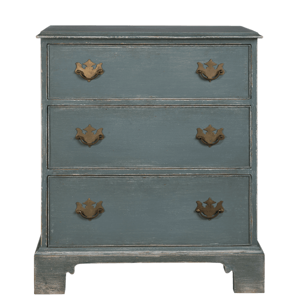 ENG043 34 – Small chest of drawers with ornate handles