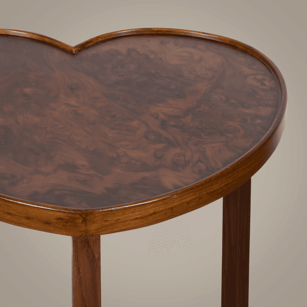ENG082 D v1 chelsea textiles heart shaped table exotic wood – Heart shaped side table
