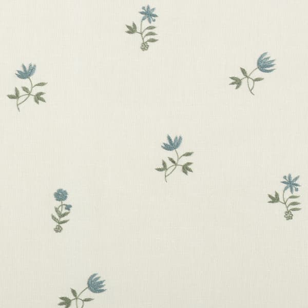 F051 AB – Faded wildflowers in Antique Blue