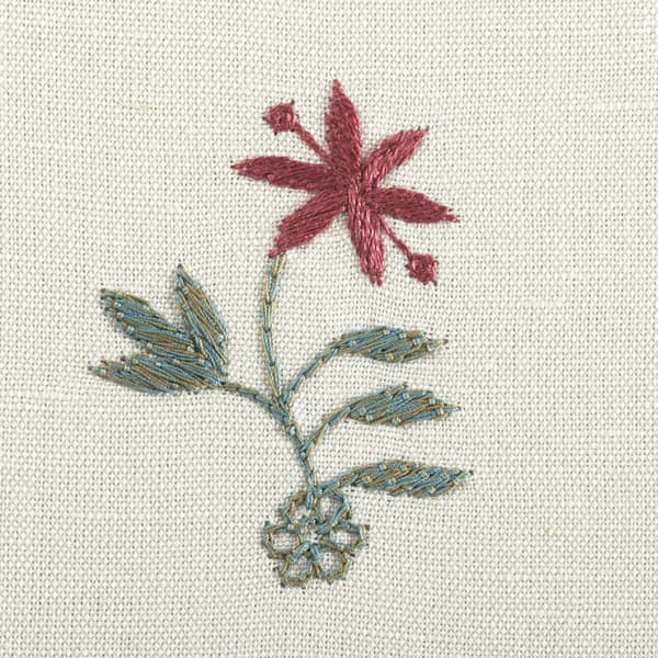 F051 Detail 1 – Faded wildflowers