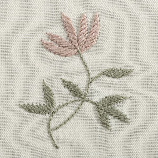 F051 PP Detail 2 – Faded wildflowers in pale pink