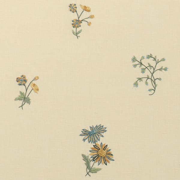 F854 SP B Detail 1 – Meadow Flowers Sprig in Blue