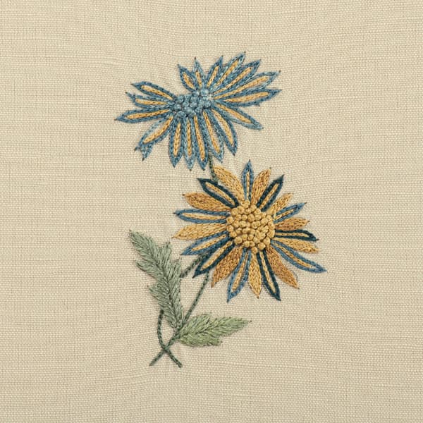 F854 SP B Detail 2 – Meadow Flowers Sprig in Blue