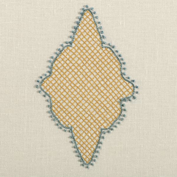 FN042 PG Detail – Moghul Patch Large in Pale Gold