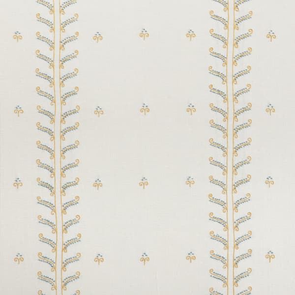 FN047 PG – Moghul Leaf Stripe in Pale Gold