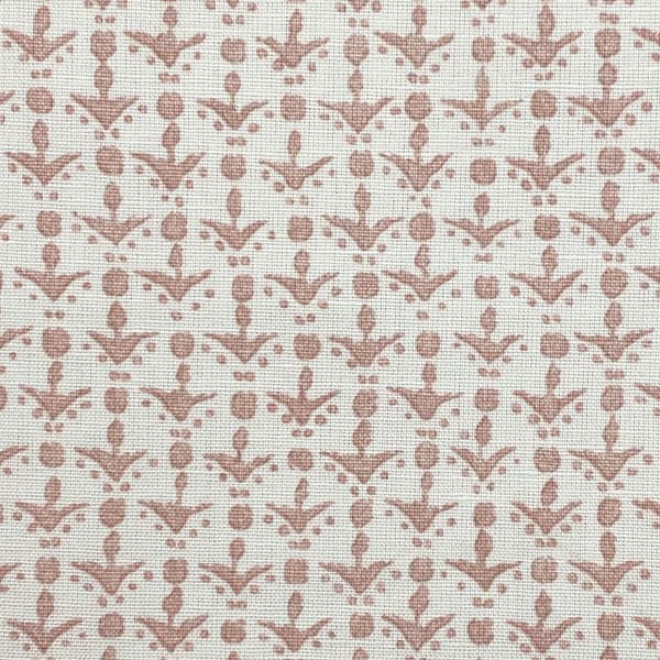 Fp1014 Detail – Cupid in pale pink printed curtains