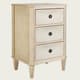 S-GUS036SP Bedside table with three drawers