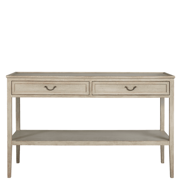 GUS099 08 – Console with two drawers & shelf