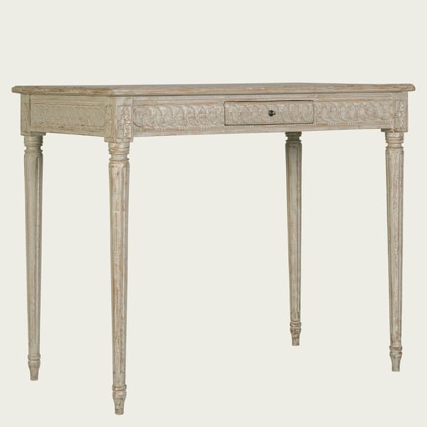 GUS103 08a – Table with carving & drawer