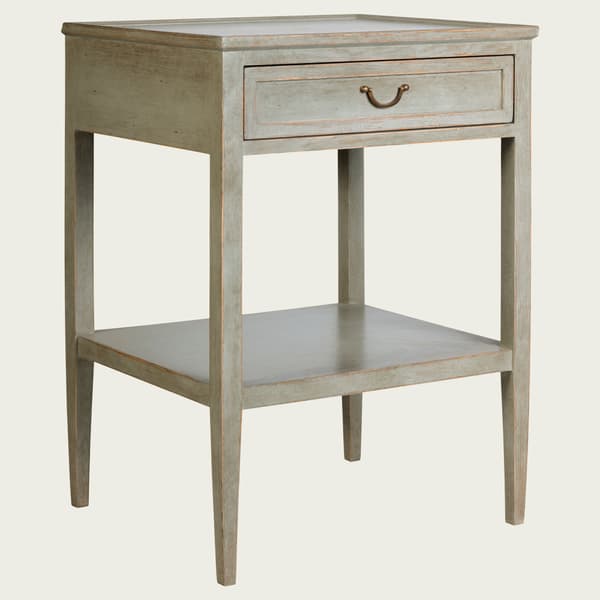 GUS108 10a – Side table with drawer & shelf