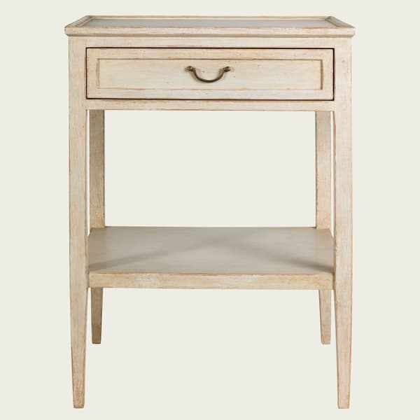 GUS108 5 – Side table with drawer & shelf