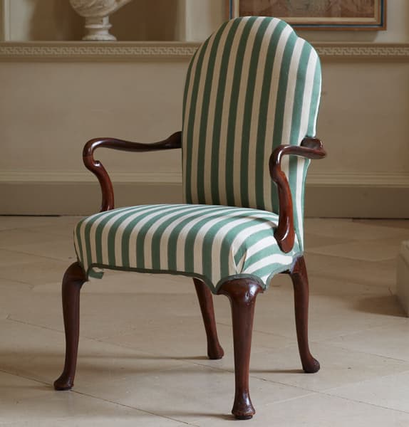 Hugo Chair Fern Green – Hugo Stripe in Fern Green