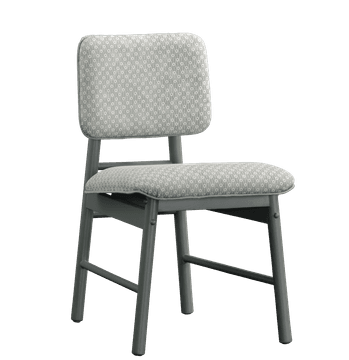 Junior chair with upholstered back