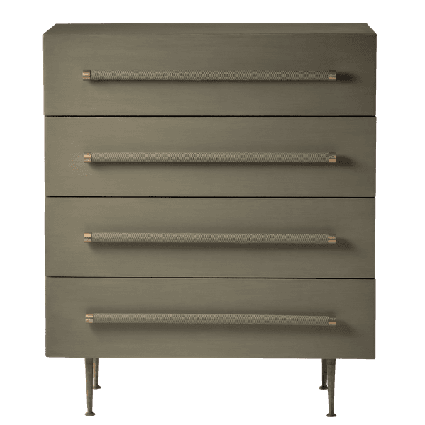 MID046 13 – Chest of drawers with wicker handles