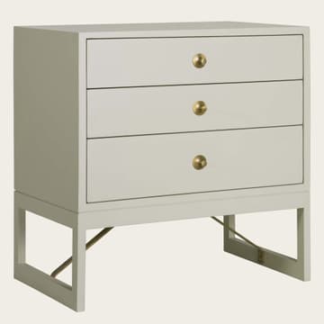 Bedside table with round pulls