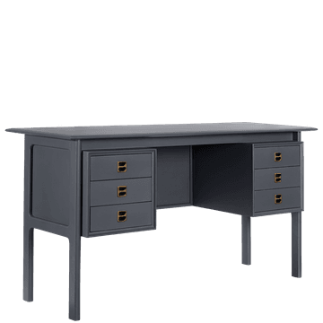 Desk with side drawers