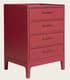 MID931J Junior modular bedside table with four drawers