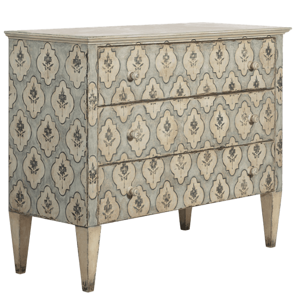 PRO044 01 – Stencil painted commode