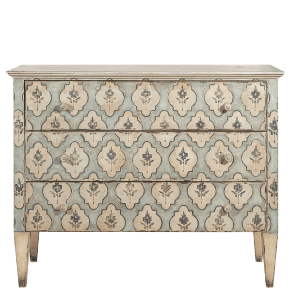 PRO044 02 – Stencil painted commode