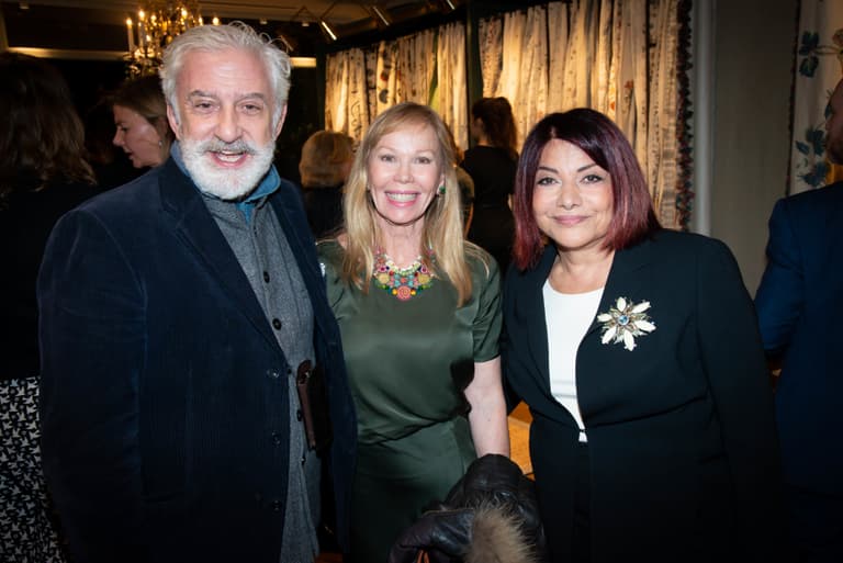 Patrick Kinmonth, Kit Kemp and Mona Perlhagen