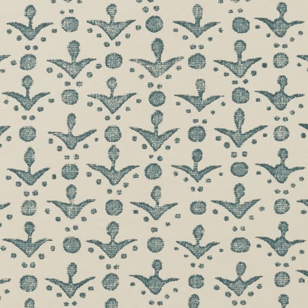 WCT003 03 Detail – Cupid Wallpaper in Antique Blue