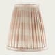 LS1/FC1003 Candle Lampshade in Small Check Pale Pink