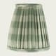 LS1/FC1004 Candle Lampshade in Small Check Green Accent