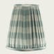 LS1/FC1007 Candle Lampshade in Small Check Antique Blue