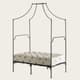 PRO170 Provence four poster bed with metal frame