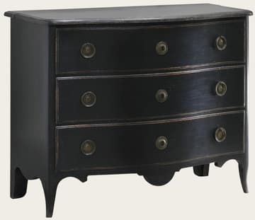 Commode with carved base