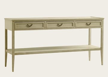 Console with three drawers & shelf